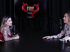 angelica morango discusses women's submission and social media censorship in a group setting