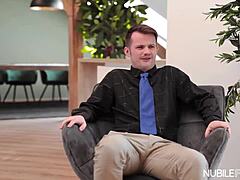 Blonde teen licks in wet threesome