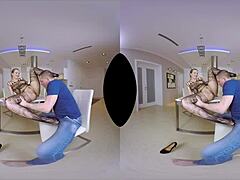 Nikky Dream Delivers Intense Footjob And Anal Assfucking In Hardcore Fishnets Vr Reality Scene