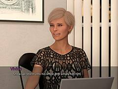 My Husband's Boss Squirts on Big Cock in Kinky 3-Some Blowjob