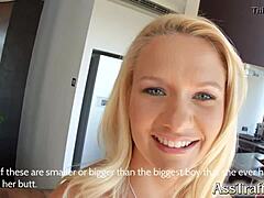 Petite Blonde Teen Gets Anal In Casting Interview 😏