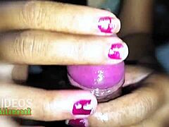 My new helper is very skilled at handjob techniques