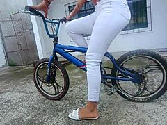 Slamming my slutty British neighbor in public action