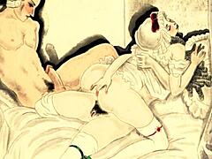 these vintage erotic drawings are fascinating