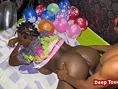 Couple Spanking During Christmas Sex?