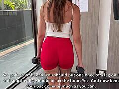 Passionate Gym Couple Fucks After Her Workout Session