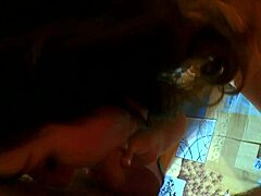 Sucking step-daddy's dick first time