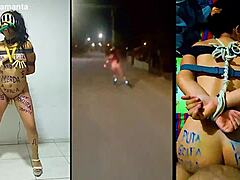 Bound slut Samantha gets fucked in BDSM humiliation session