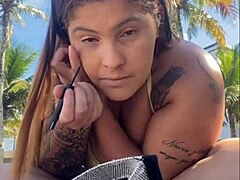 im horny at the beach, flashing for guys