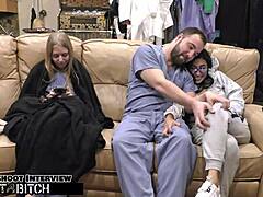 Jasmine Rose's bush gets blasted with cum by doctor in Tampa 😈