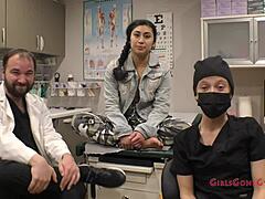 Jasmine Rose undergoes an emotional immigration physical backstage.