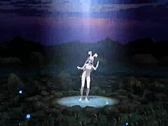 megurine luka in alien project diva nude mod with bunny costume.