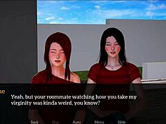 in my new family, the redhead teen with small tits is getting involved