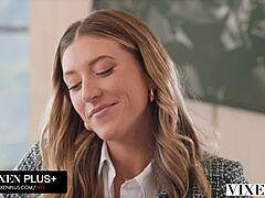 Vixen Gorgeous Blonde Salesgirl Addison Vodka Shows Her Client Real VIP Pussy Service