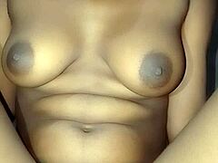 She opens her legs for the monster cock