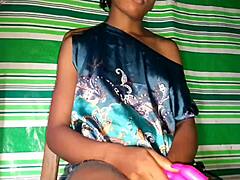 Ghetto Babe Gentle Dovee Masturbates.