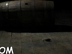 Blindfolded And Gagged Angel Gets Her Twat Shovelled With Toy!