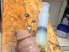 Fill my ass with lube and machine fuck it deeply