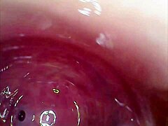 Real Pussy Orgasm Contractions with Sperm in Juice Under Microscope!
