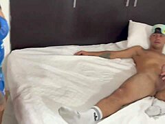 I caught my husband licking my underwear intensely.