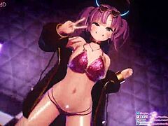 yuka's dynamic hip swing dance with big tits