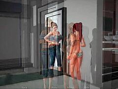 my new famly 20 with teen brunette