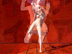 megurine luka in alien project diva nude mod with bunny costume.