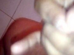 mexican guy masturbating in a casual way