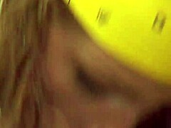 raw threesome with hot blonde in missionary and anal