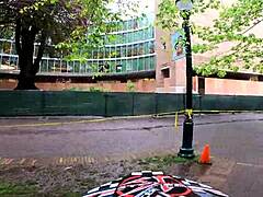 The couple's Portland PAWG bubble butt ride