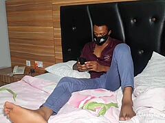 Hooked Up With Black Girl During Lockdown For Big Cock Action