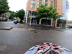 The couple's Portland PAWG bubble butt ride