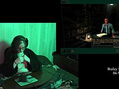 i'm naked haunting castle malloy in this playthrough part 3, my big tits bouncing wildly