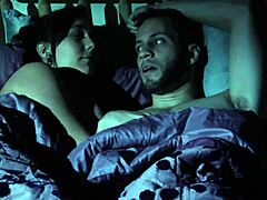 Hot lesbian chicks sinn sage and aiden starr pleasing their pussies.