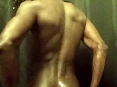 oiled bbc stroking feels so powerful and muscular
