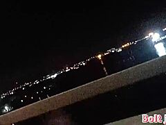 Couple fucking in taxi on Rio-Niteroi bridge, Suzan squirting