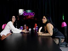 Morena shows off blowjob skills on toy, leaving it all wet.