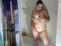 relaxing shower after a stressful day