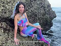 Mermaid Gets Legs On Island