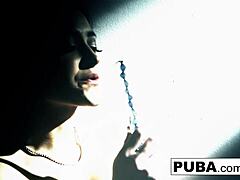 Sara jay in leather lingerie finger fucks her mature pussy hole