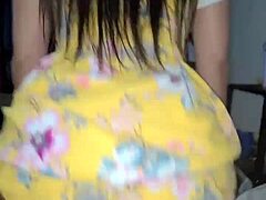 my stepsister says fuck me before the others wake up, she's so juicy and ready in pov with rough ass play