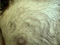 Hairy guy exhibits in various ways uncut.