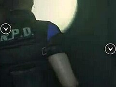 Busty Super Cop Claire Redfield Shows Off Her Massive Tits