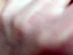 Rubbing Dripping Wet Pussy with Panties.