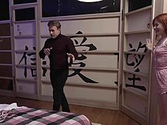 MY LEWD REDHEADED FRIEND AND HER STEPBROTHER GAVE MY ASIAN PUSSY A CHRISTMAS MIRACLE WITH HARD FUCKING