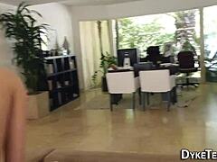 Lesbian Teen Ass Rimmed In Lingerie