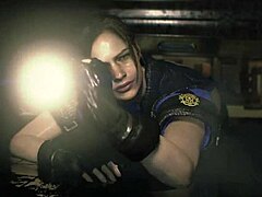 Busty Super Cop Claire Redfield Shows Off Her Massive Tits