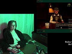 i'm naked haunting castle malloy in this playthrough part 3, my big tits bouncing wildly