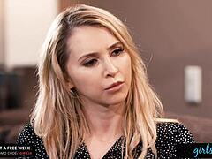 The busty lesbian dives into my pussy, licking deeply in this face-sitting session