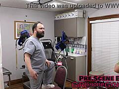 Ayla Aysel Dominates with a Latex Footjob in the Podiatrist's Office